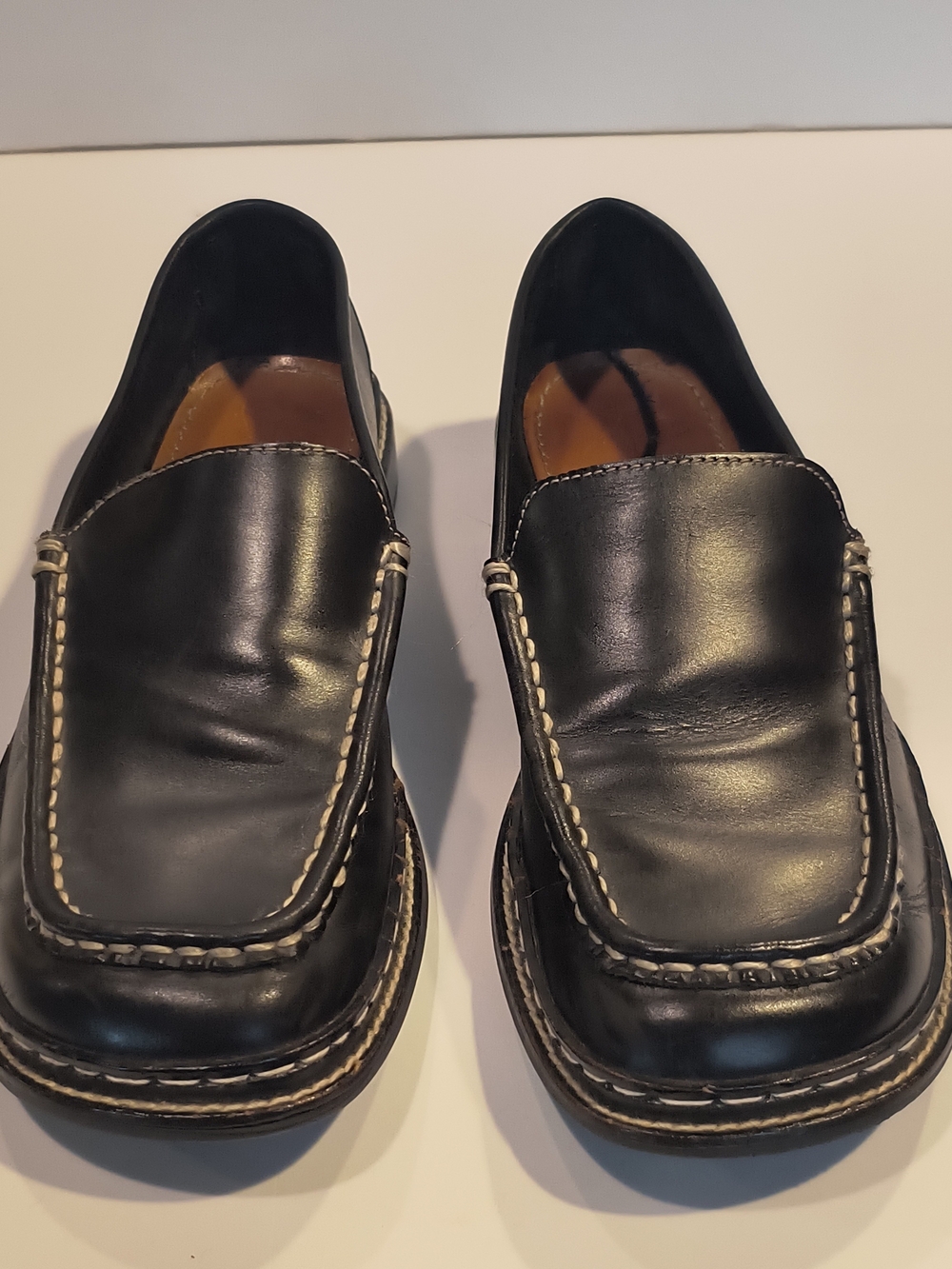 Frye Corsica Moc Black Leather Loafers Moccasins Women’s Size 8.5 M - Picture 3 of 15